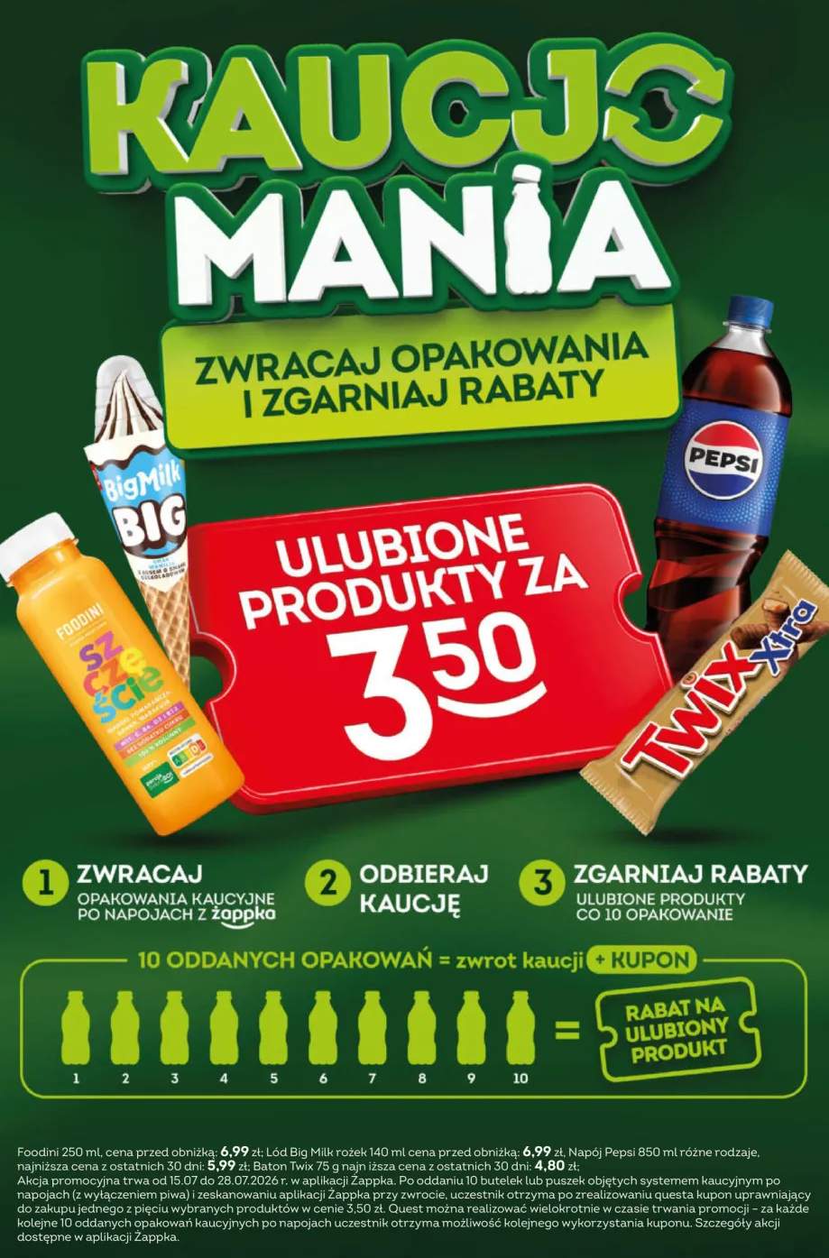 Napój Pepsi +2 warianty