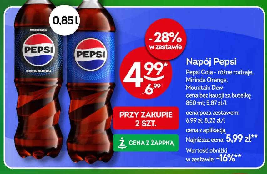 Napój Pepsi Cola