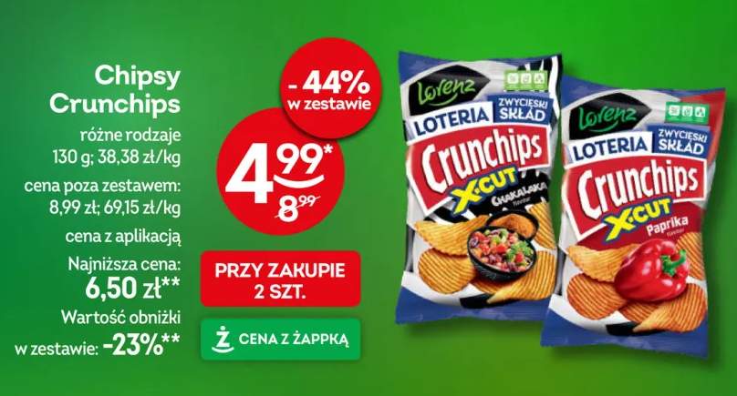Chipsy Crunchips X-Cut Chakalaka +1 wariant
