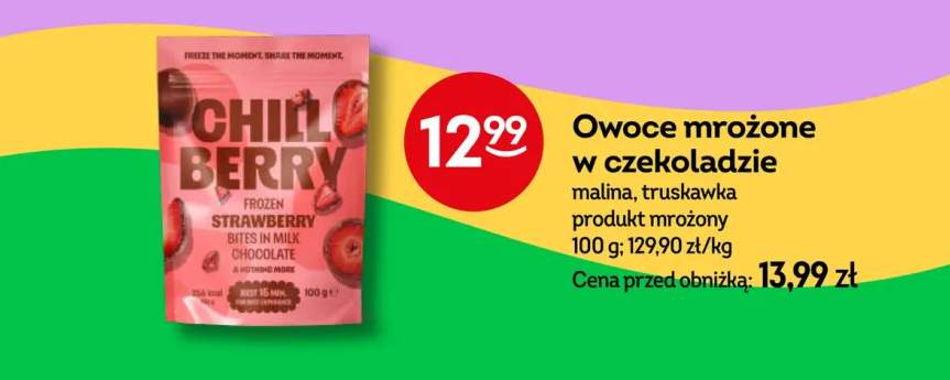 Owoce mrożone w czekoladzie Chill Berry truskawka +1 wariant