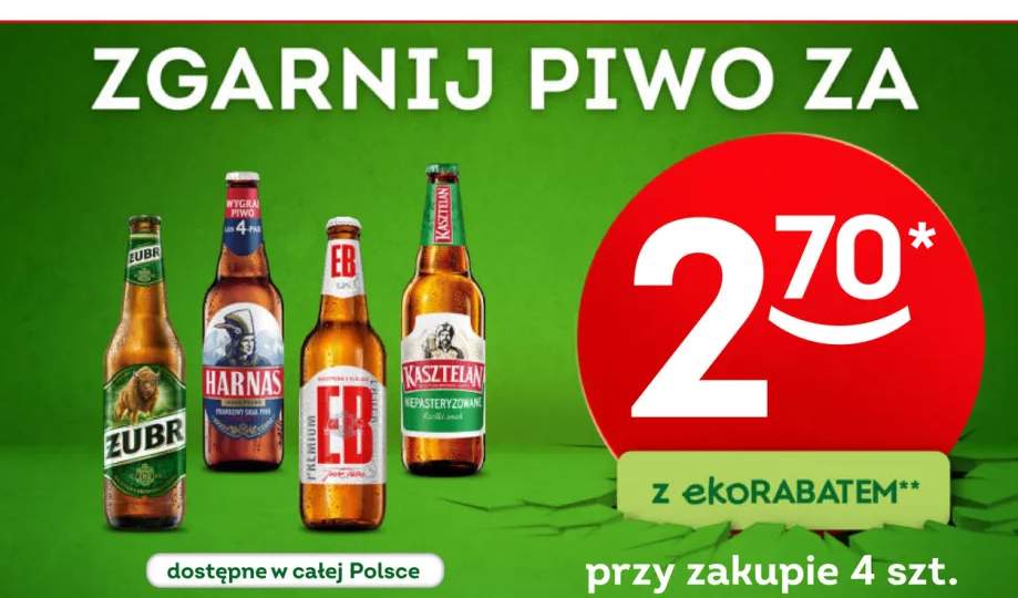 Piwo Kasztelan Niepasteryzowane +2 warianty