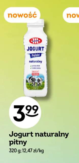 Jogurt naturalny pitny Polski
