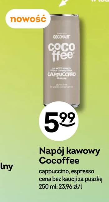 Napój kawowy Coconaut Cocoffee cappuccino +1 wariant
