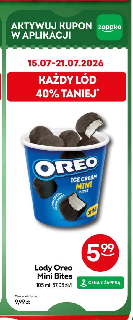 Lody Oreo Mini Bites