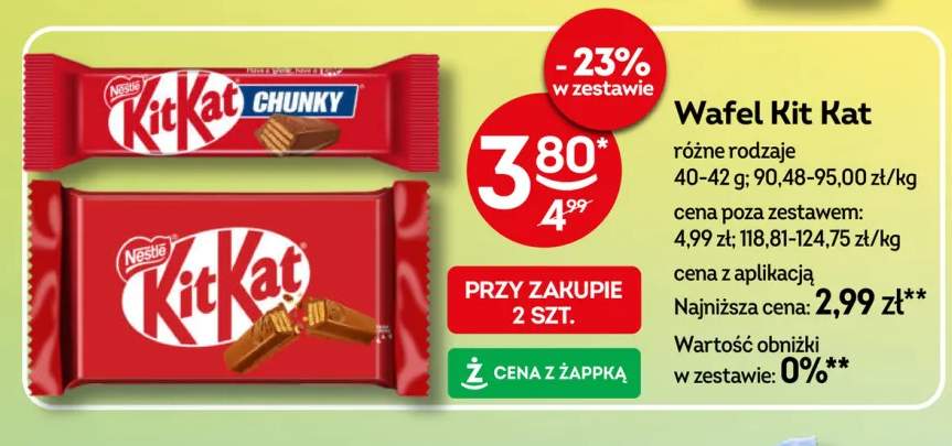 Wafel Kit Kat Chunky +1 wariant