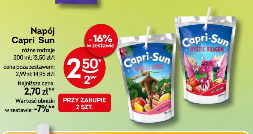 Napój Capri-Sun Jungle Drink +1 wariant
