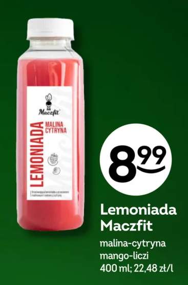 Lemoniada Maczfit malina-cytryna +1 wariant