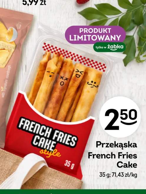 Przekąska French Fries Cake style