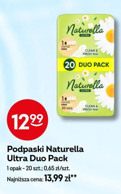 Podpaski Naturella Ultra Duo Pack