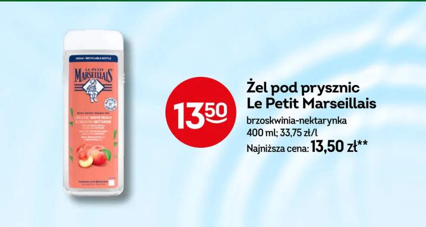 Żel pod prysznic Le Petit Marseillais brzoskwinia-nektarynka