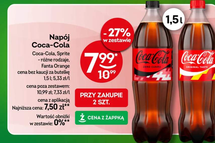 Napój Coca-Cola Original Taste +3 warianty