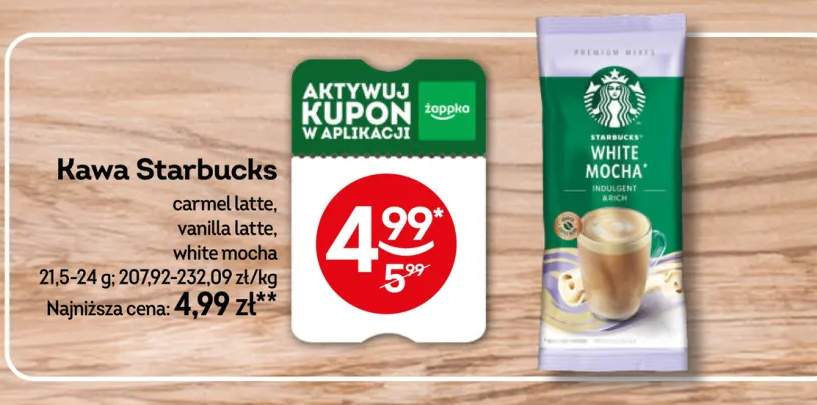 Kawa Starbucks white mocha +2 warianty
