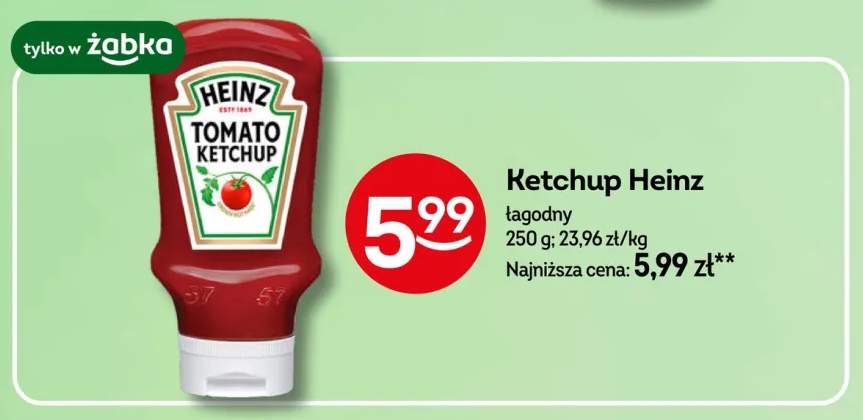 Ketchup łagodny Heinz