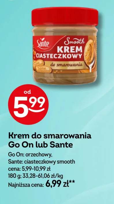 Krem do smarowania Sante ciasteczkowy smooth +1 wariant