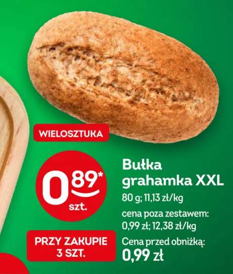Bułka grahamka XXL
