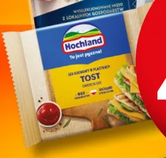 Ser topiony tostowy w plastrach Hochland