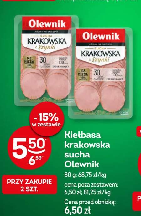 Kiełbasa krakowska sucha Olewnik