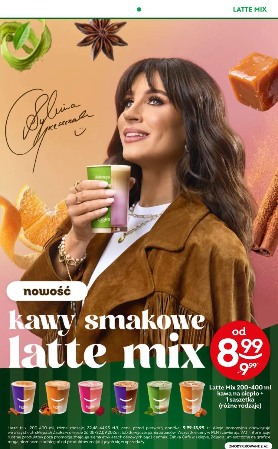 Kawa smakowa Latte Mix Żabka Cafe