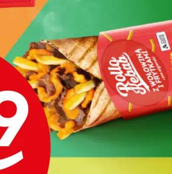Rollo Kebab z wołowiną i frytkami Żabka