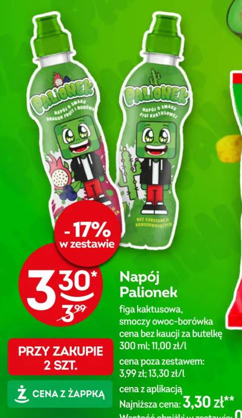 Napój Palionek figa kaktusowa +1 wariant