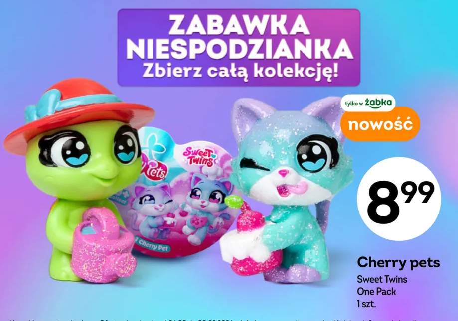 Zabawka niespodzianka Cherry Pets Sweet Twins One Pack