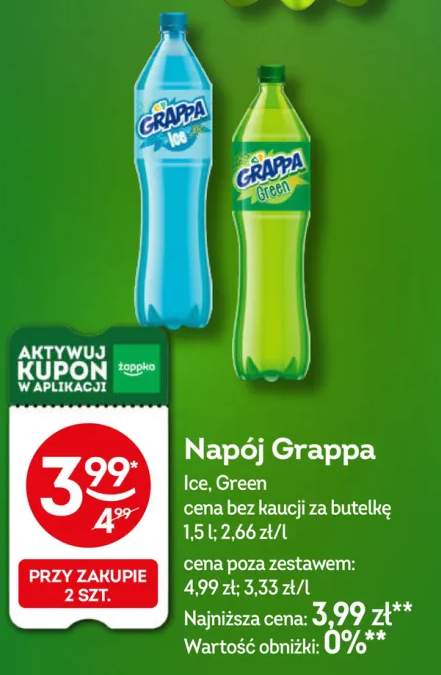 Napój Grappa Ice +1 wariant