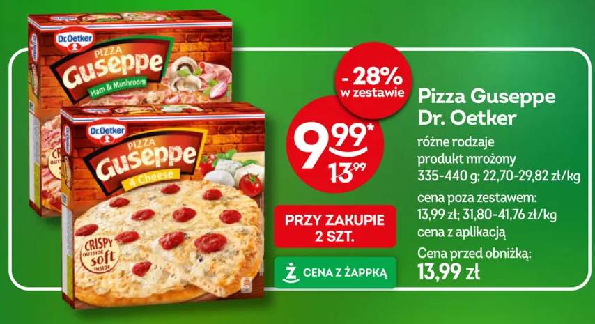 Pizza Guseppe 4 Cheese Dr. Oetker +1 wariant