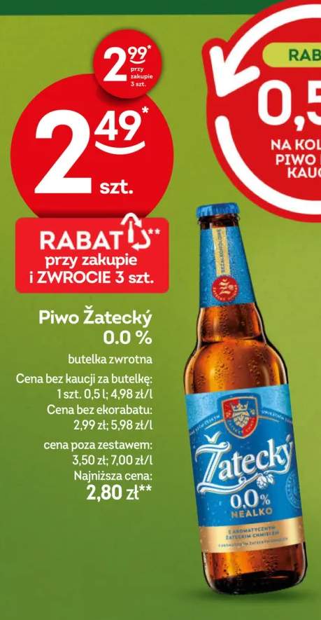 Piwo bezalkoholowe Žatecký