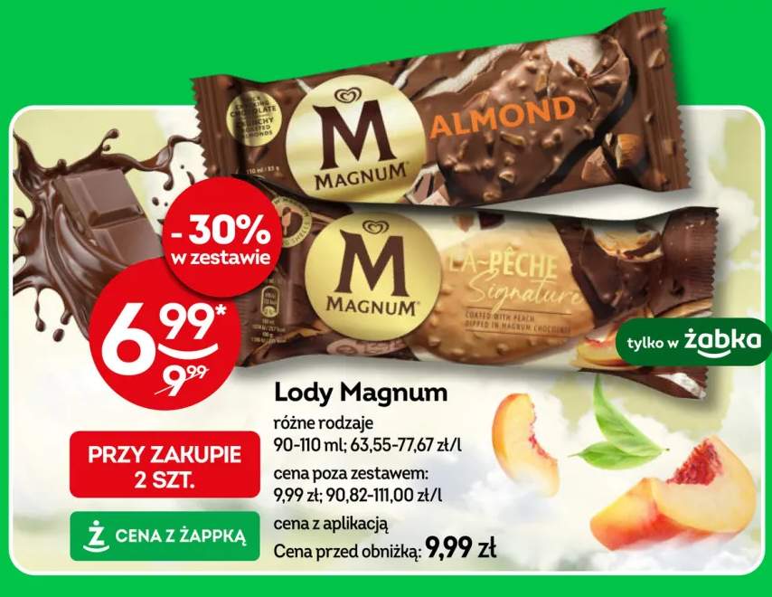 Lody Magnum Almond +1 wariant