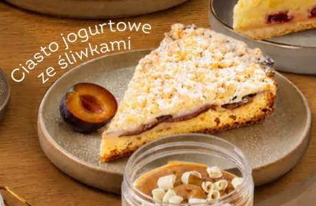 Ciasto jogurtowe ze śliwkami Słodka Pracownia