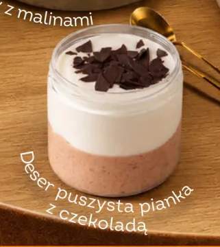 Deser puszysta pianka z czekoladą Słodka Pracownia