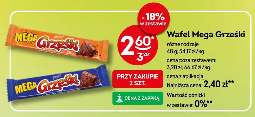 Wafel Mega Grześki