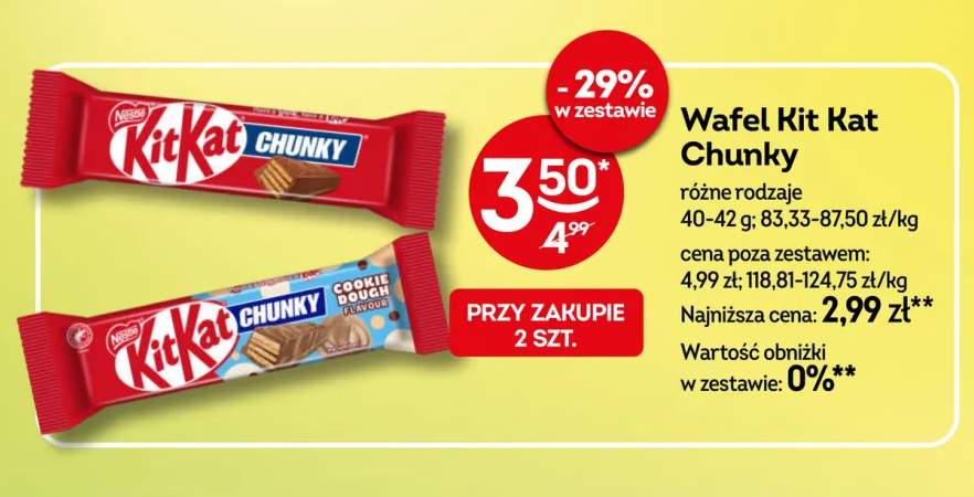 Wafel Kit Kat Chunky +1 wariant