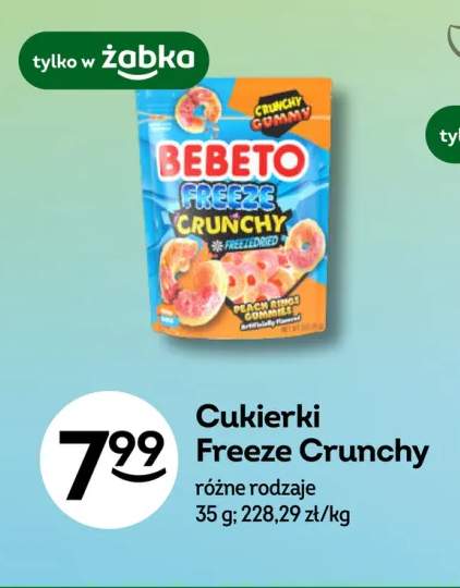 Cukierki Bebeto Freeze Crunchy