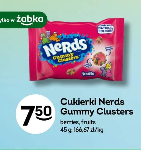 Cukierki Nerds Gummy Clusters berries +1 wariant