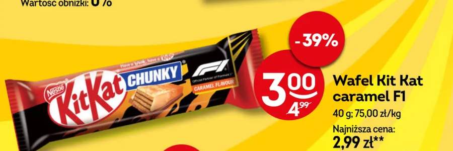 Wafel KitKat Chunky caramel F1