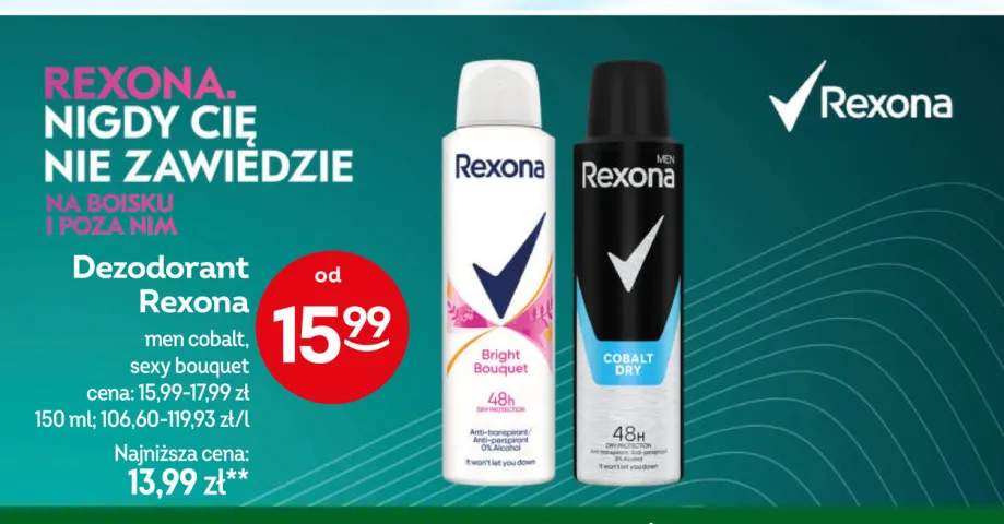 Dezodorant Rexona Sexy Bouquet +1 wariant