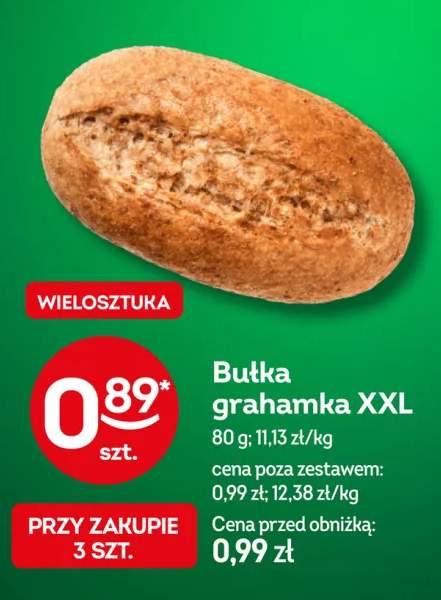 Bułka grahamka XXL