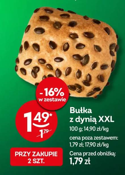 Bułka z dynią XXL