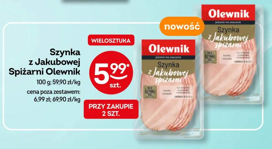Szynka z Jakubowej spiżarni Olewnik