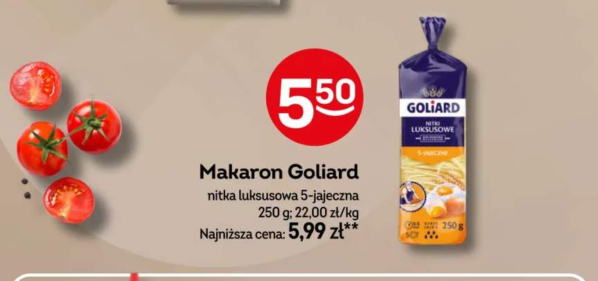 Makaron Goliard nitka luksusowa 5-jajeczna