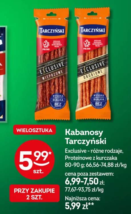 Kabanosy Tarczyński Proteinowe z kurczaka +2 warianty