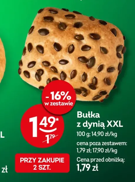 Bułka z dynią XXL