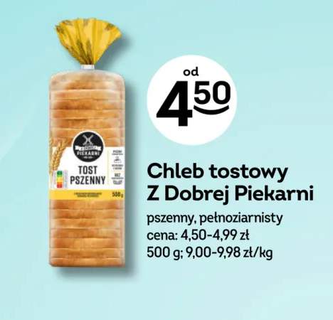 Chleb tostowy pełnoziarnisty Z Dobrej Piekarni +1 wariant