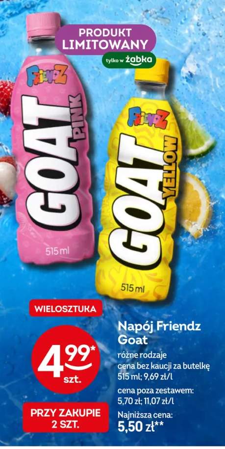 Napój Friendz Goat Pink +1 wariant