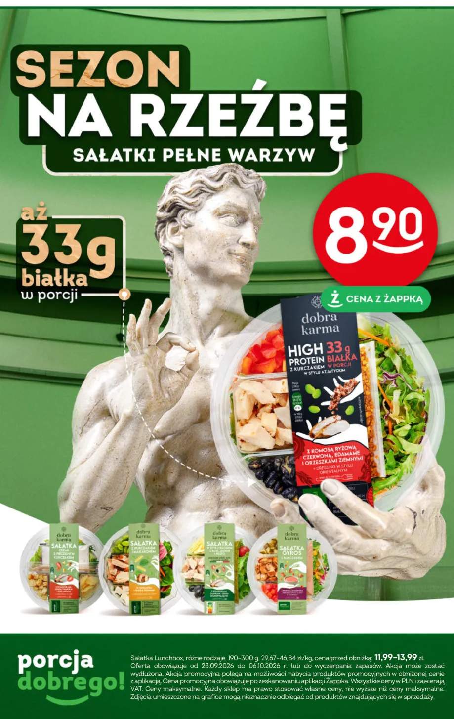 Sałatka Lunchbox High Protein z kurczakiem w stylu azjatyckim Dobra Karma +4 warianty