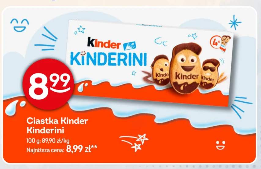 Ciastka Kinder Kinderini