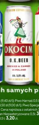 Piwo Okocim O.K. Beer
