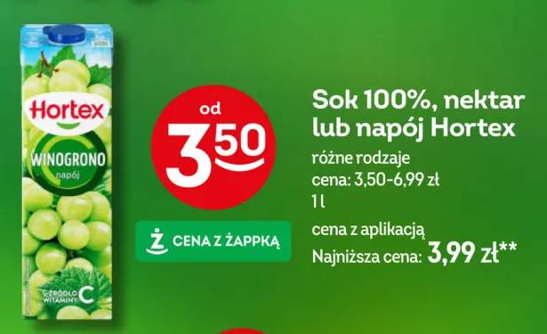 Sok Hortex 100% +2 warianty