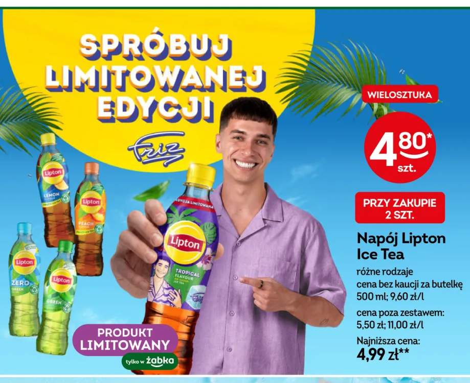 Napój Lipton Ice Tea Tropical Flavour +4 warianty